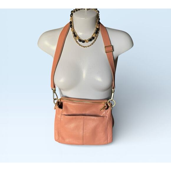 HAMMITT Bryant CROSSBODY Pink Sands Medium LEATHER 2022 Purse Shoulder Bag - Picture 3 of 14